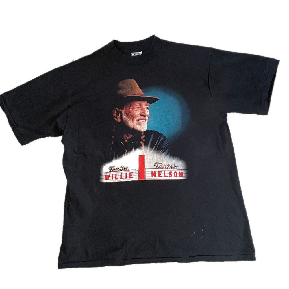 Vintage Willie Nelson T Shirt Teatro Album Promo